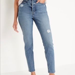 Higher High-Waisted Button-Fly O.G. Straight Jeans for Women